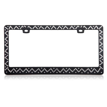 Valor Chevron Diamond License Plate Frame LPF2EK029CDM
